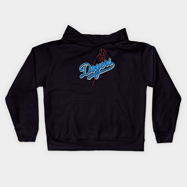 Los Doyers Kids Hoodie by salohman